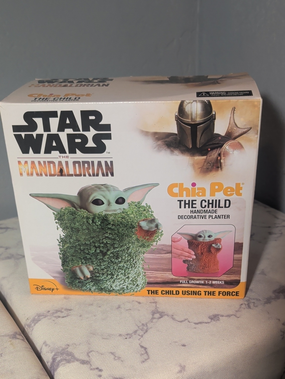Star Wars Mandalorian 'The Child' Chia Pet Decorative Planter - Green